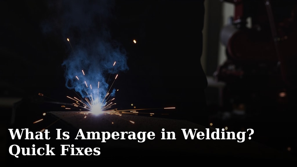 What Is Amperage in Welding? Quick Fixes