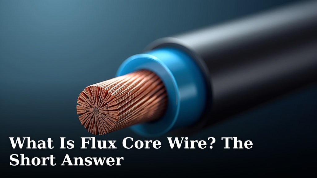 What Is Flux Core Wire? The Short Answer